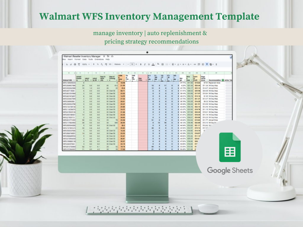 Walmart Inventory Management Graph Walmart Reseller Inventory Manager Template - gluten free nomad